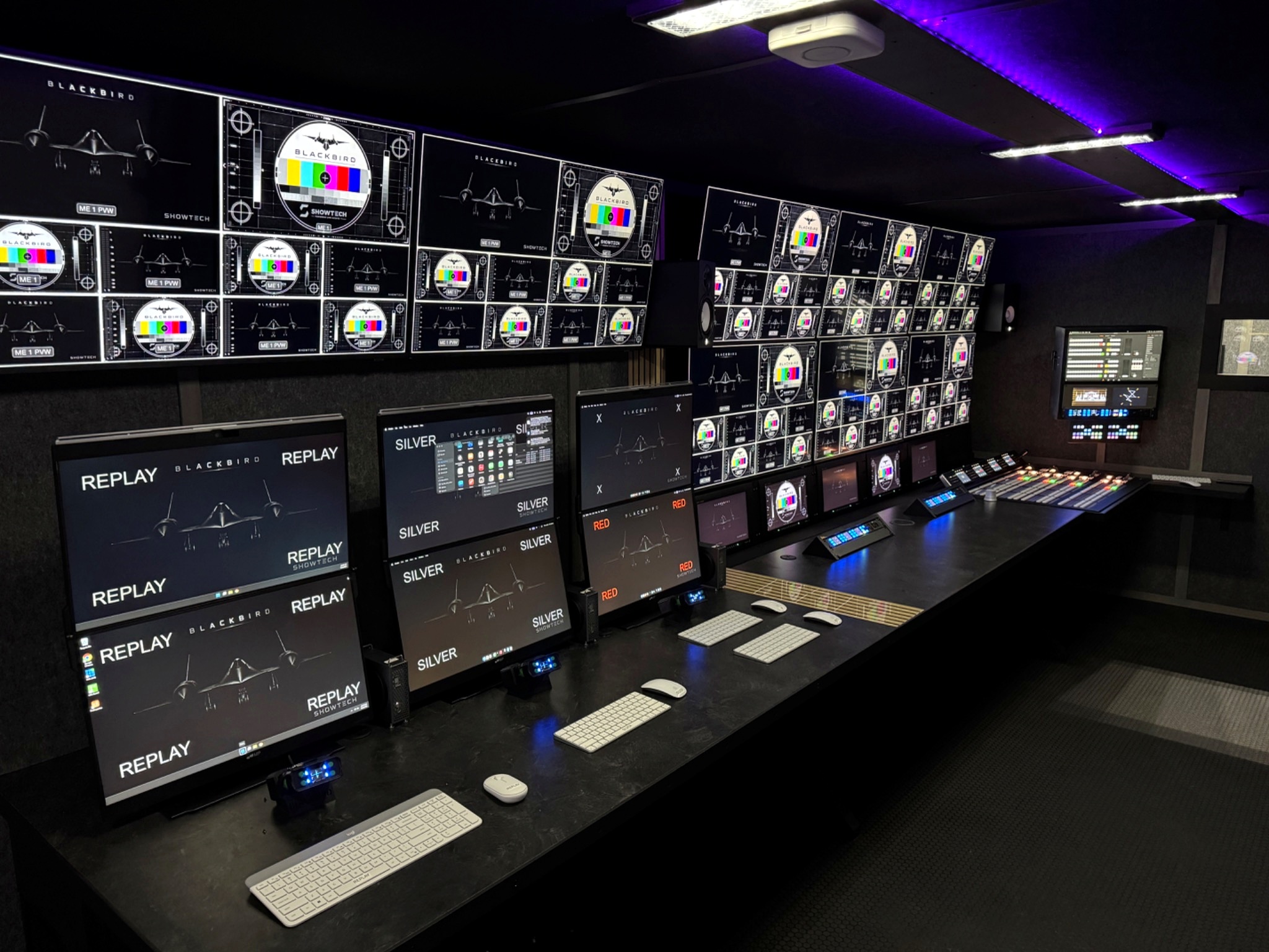 Blackbird production control room